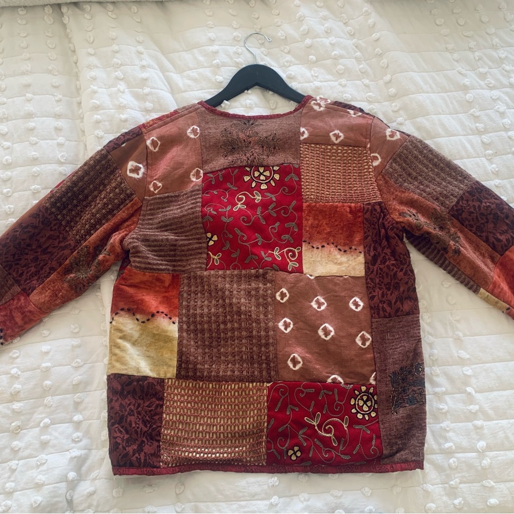 Vintage Patchwork Bomber/Puffer Jacket - Flashback